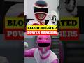 Blood Related Power Rangers #shorts #powerrangers #powerrangersinspace
