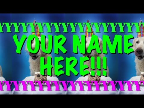 EPIC Happy Birthday Song - Custom Name Template