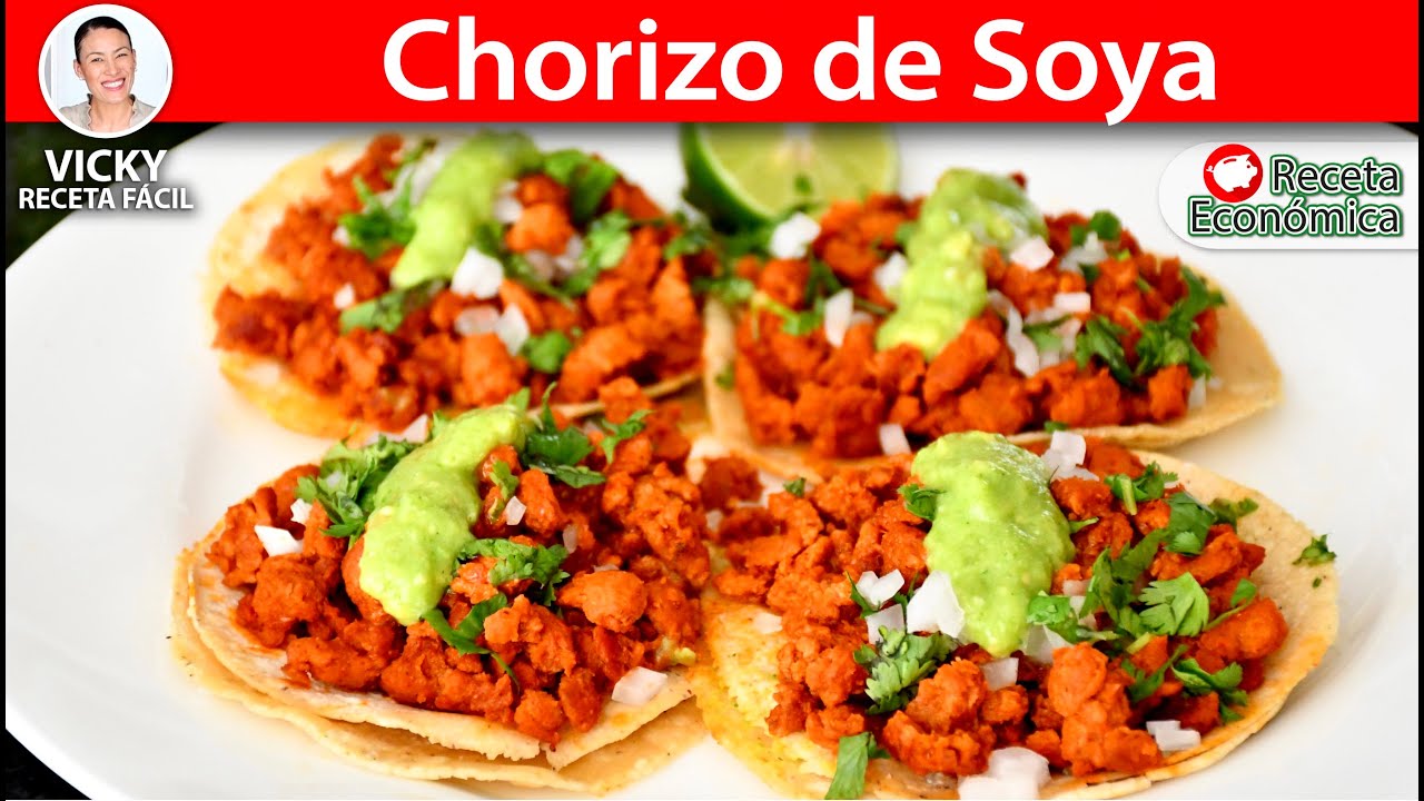 CHORIZO DE SOYA | Vicky Receta Facil - YouTube