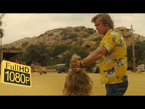 Клифф Бут отвешивает хиппи на ранчо Джорджа Спэна / Однажды в Голливуде (2019)