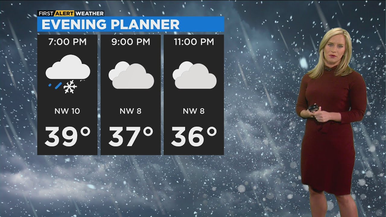 Rain and snow showers Friday - YouTube