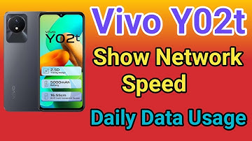 Vivo Y02t Show Daily Data Usage kaise kare | How To Show Daily Data Usage Setting In Vivo Y02t