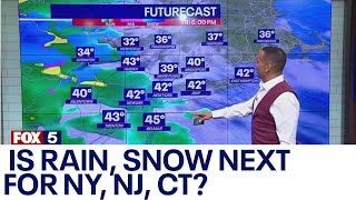 NYC weather: Is rain, snow next for NY, NJ, CT?