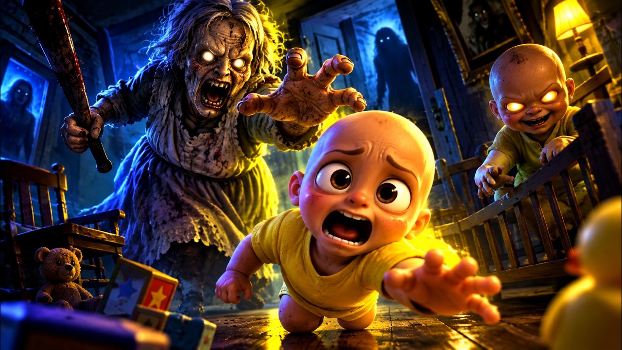 The Baby IN Yellow horror gameplay with granny #horrorgaming #games