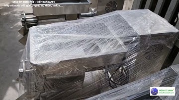 Máy ép trục vít dùng vắt nước cốt gừng, nghệ, sả, khóm, lá dứa, dừa...ĐIỆN CƠ XANH 0984467870