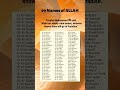 99 Names Of ALLAH