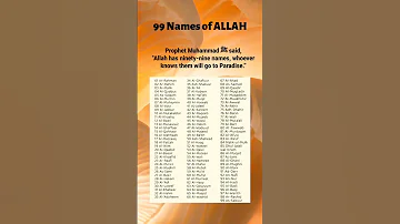 99 Names Of ALLAH 