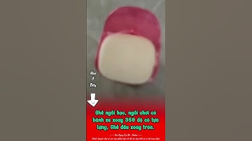 Ghế ngồi học, ngồi chơi có bánh xe xoay 360 độ có tựa lựng, Ghế đẩu xoay tròn chất liệu acrylic đa n