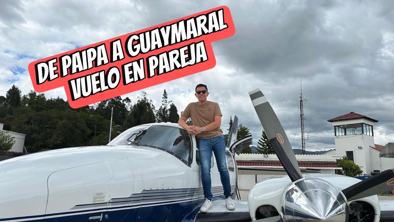 Un vuelo especial!! De Paipa a Guaymaral con mi copiloto favorita