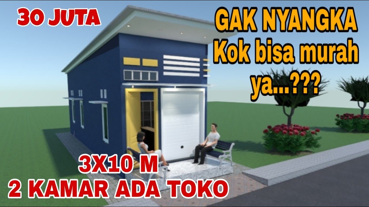 Bangun Rumah Murah Super Mungil 3x10 Meter 30 Juta Seperti Apa YouTube