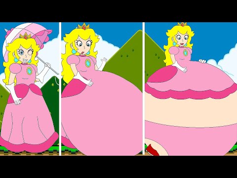 WAIT PEACH!! THAT'S TOO MUCH MILK!!! 🤰🥛