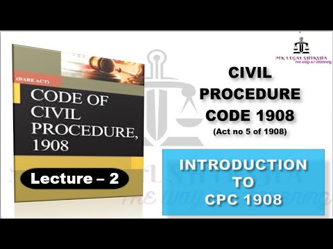 Civil Procedure Code 1908 Regular class 2 #cpc1908 #judiciary # ...
