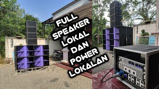 box W bin full speaker ACR dan power class D