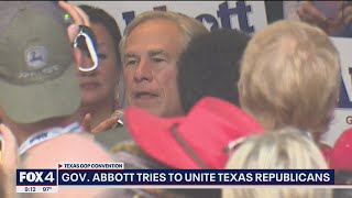 Gov. Greg Abbott tries to unite Texas Republicans at party convention