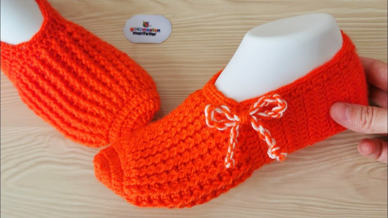 Узнайте, как вязать крючком: вязаные резиновые носки - новые женские носки