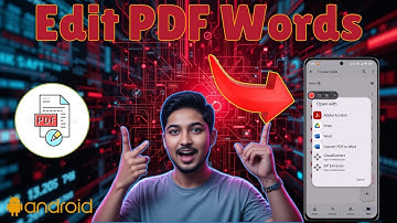 How To Edit Words In PDF Document In Mobile - Simple Steps