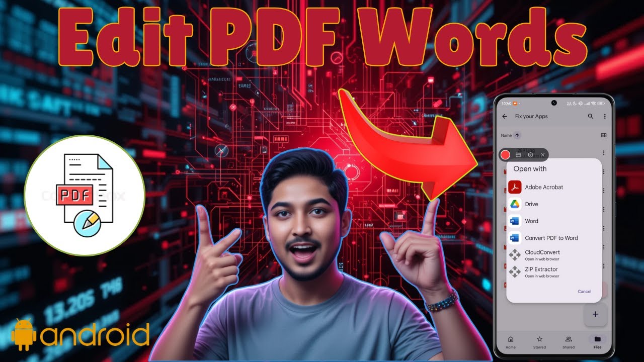 Edit Pdf Wording How To Edit Words In PDF Document In Mobile - Simple Steps - YouTube