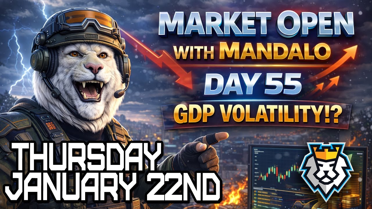 Market Open with Mandalo! Day Fifty-Five! 
