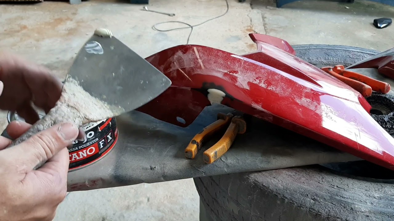 como pintar peça de moto