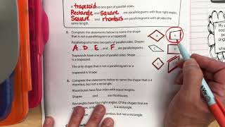 Lesson 15-3 Reteach Pearson envision 2.0