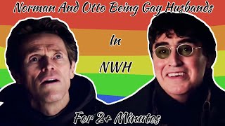 Norman Osborn and Otto Octavius being gay husbands for two minutes and fourteen seconds