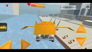 Flying Garbage Dump Truck Sim: City Trash Cleaner screenshot 5