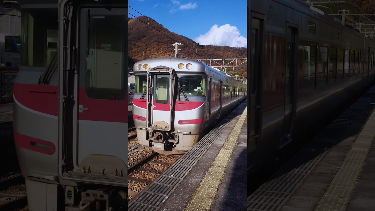 山陰本線 八鹿駅に入線するキハ189系 特急はまかぜ 大阪行き