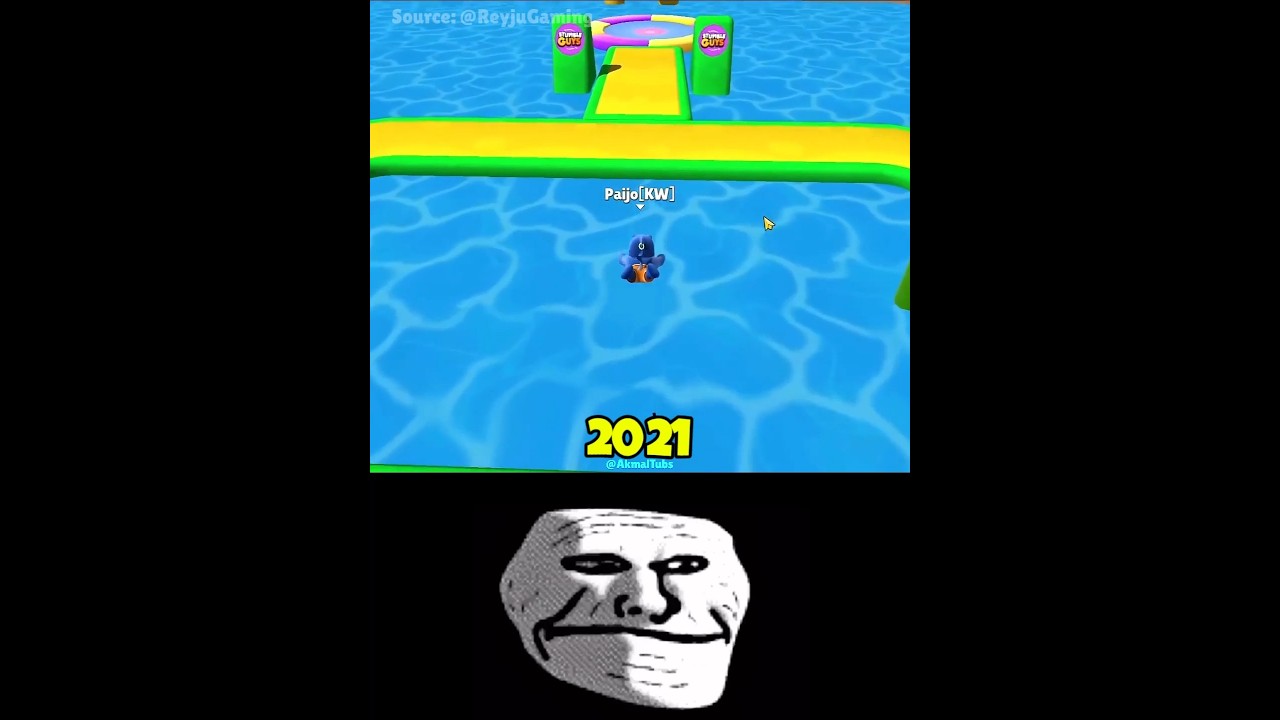 Stumble Guys 2025 vs 2021 Old Shortcut Super Slide 🥹