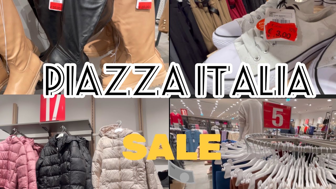 Saldi Piazza Italia 70 🛍️Piazza Italia التخفيضات YouTube