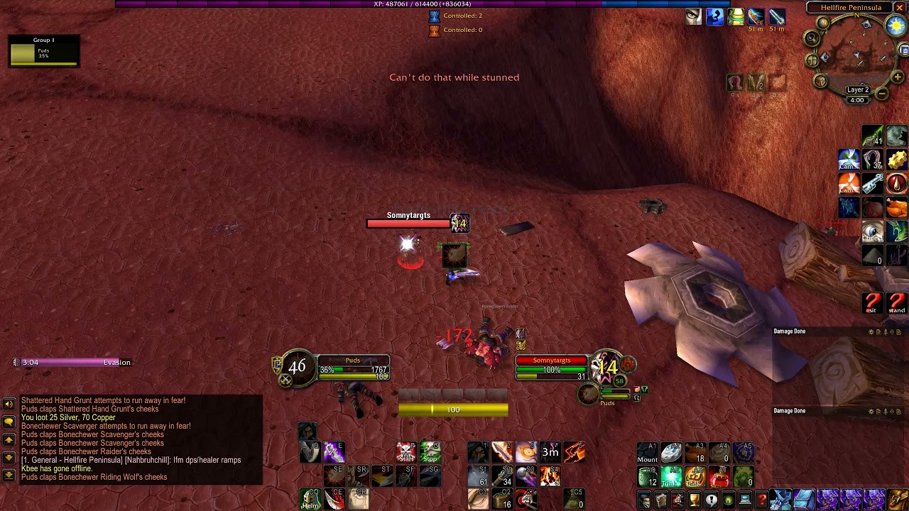 The only horde on benediction tried to gank me | WoW Classic