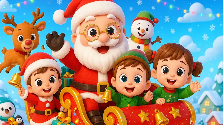 We Wish You A Merry Christmas, Jingle Bells & More Christmas Songs for Kids | Sing Along with Santa