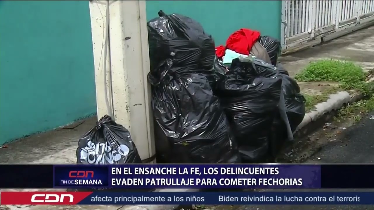 En el Ensanche La Fe, los delincuentes evaden el patrullaje para cometer fechorías