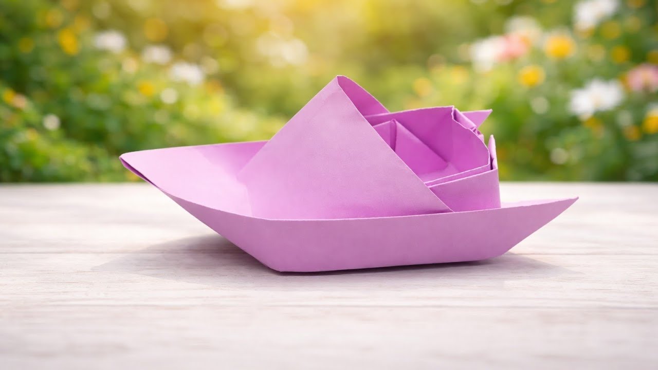 Diy Speed Boat 🚢 How To Make Origami Boat, Easy Paper Diy 