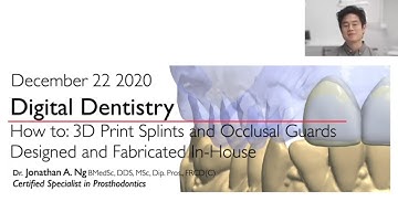 How to: 3D Print Splints and Occlusal Guards, Designed and Fabricated In-House