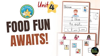 Signing Stars Unit 4: Food Worksheets for Kids