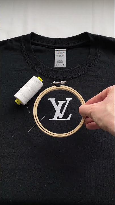 LV 1A979A Flocked Monogram Classic Shirt Black Size S-XL 