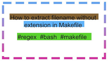 How to extract filename without extension in Makefile