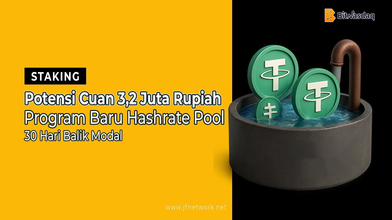Potensi Cuan 3,2 Juta Rupiah dari Hashrate Pool Bitnasdaq Mining