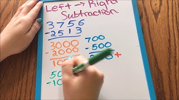 Left to Right Subtraction