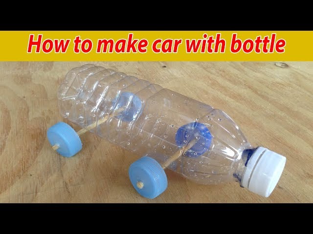 4-Minute How to make car with water bottle By [ kidscity ] 