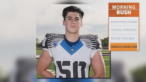 Texas high school student saves choking classmate with Heimlich maneuver