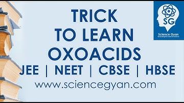 TRICK TO REMEMBER OXOACIDS OF PHOSPHORUS