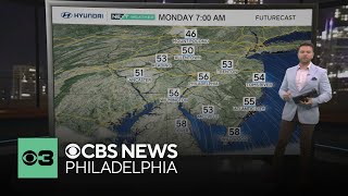 Warmer temps on the way for Memorial Day in Philadelphia area, tracking rain