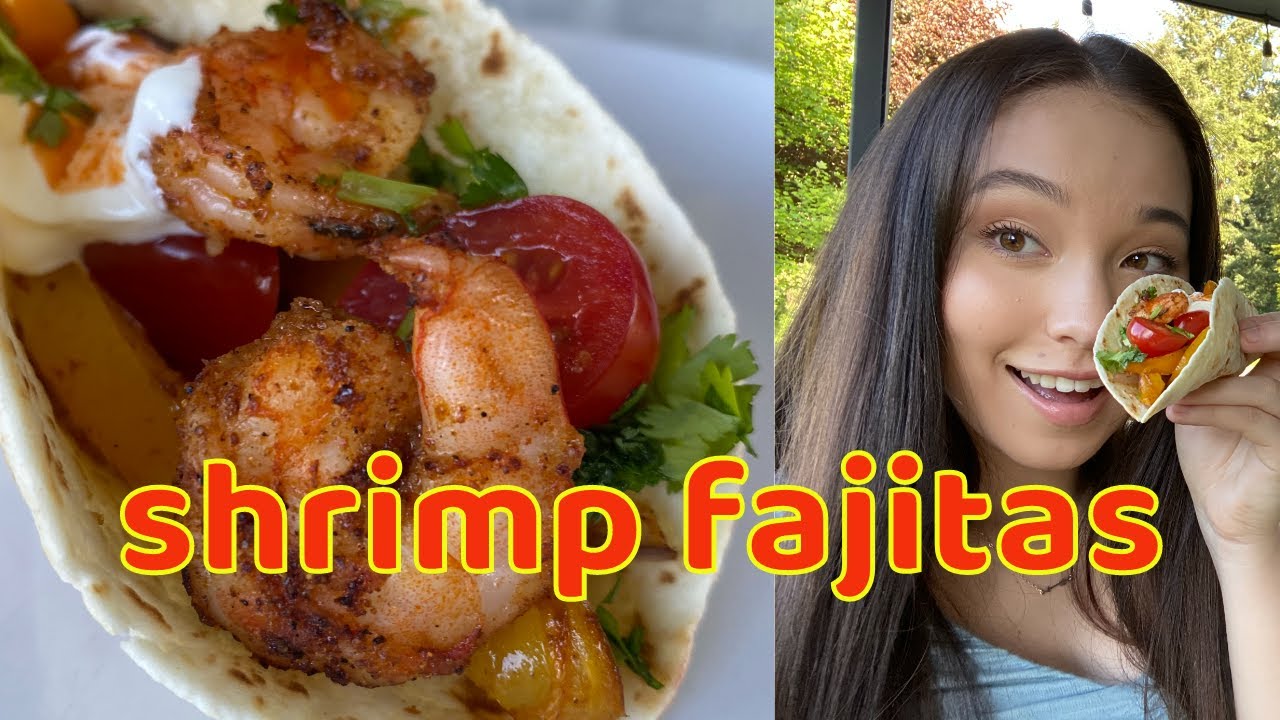 Testing Pintrest Recipe!   Shrimp Fajitas