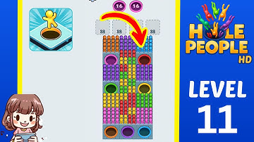 Hole People Level 11 Solution Walkthrough
