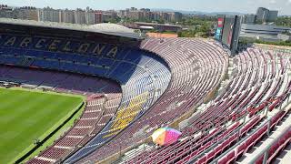 Barcelona Camp Nou 4K HDR 60 FPS sky view