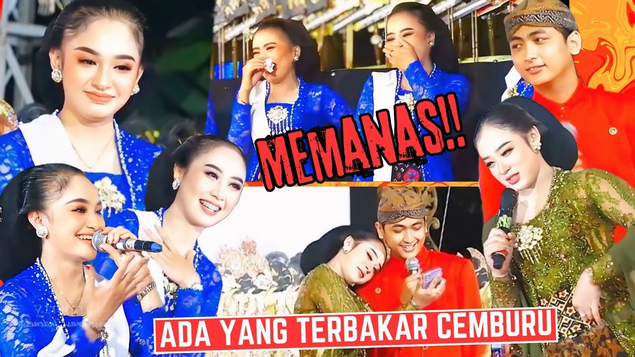 MEMANAS. KADUNG JERU!! Niken Salindri & Ardi Jadian, Sinden Dalang Kangko Ada Yang Terbakar Cemburu.