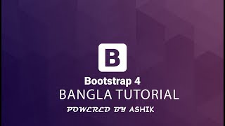 Bootstrap 4 Bangla Tutorial Part 3