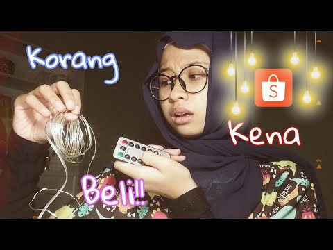 Make Over My Own Room !! UNBOXING & REVIEW LED LIGHT MALAYSIA 💜💜. 