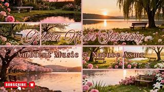 GOLDEN HOUR SERENITYπ
πΈ| SOFT WATER RIPPLE, BLOOMING GARDEN & CALMING MUSIC FOR SLEEP